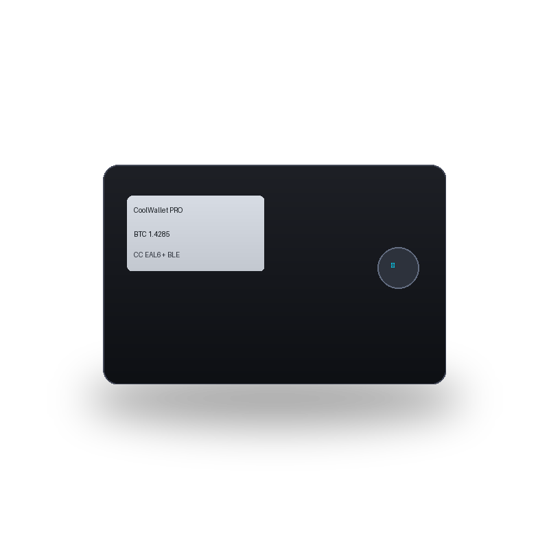 کیف پول سختافزاری کارتی کولولت پرو بلوتوثی (CoolWallet Pro)