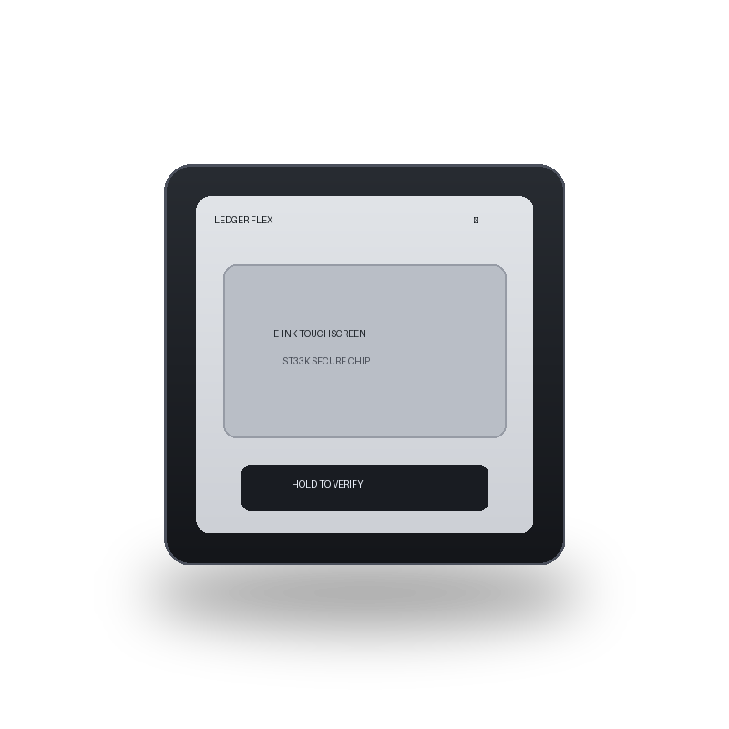 کیف پول سختافزاری لجر فلکس (Ledger Flex)